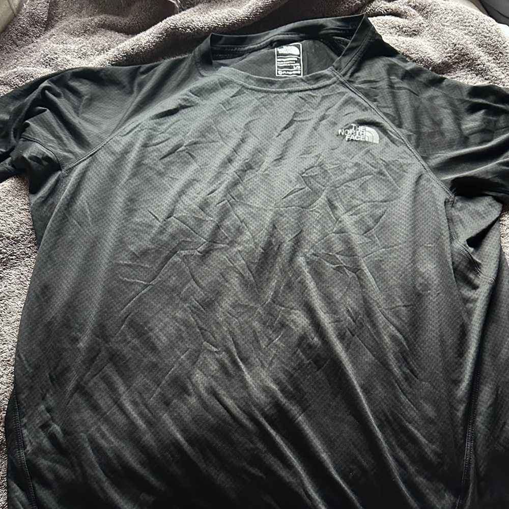 The North Face Men's Dark Gray Short Sleeve Tee flight series